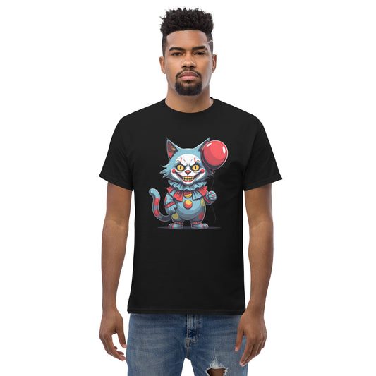 Classic Fit Pennywise Cat Halloween Tee | Pet Treasures Studio
