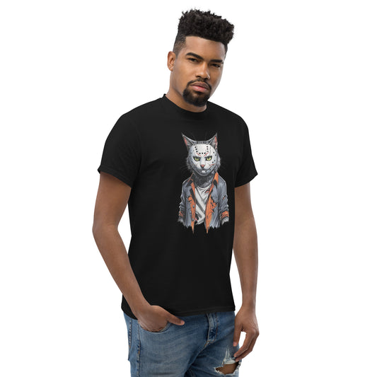 Classic Fit Jason Cat Sir Halloween Tee | Pet Treasures Studio
