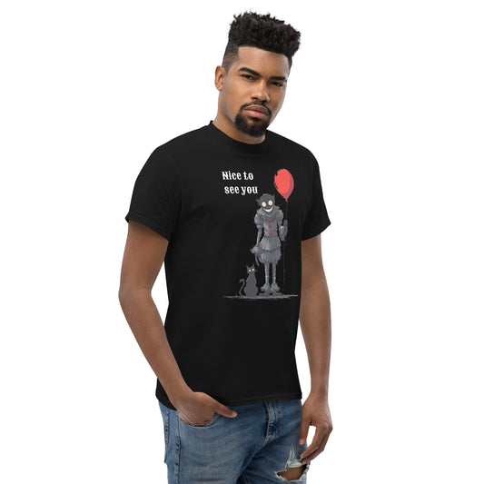 Classic Fit Nice To See You Cat Halloween Tee | Pet Treasures Studio